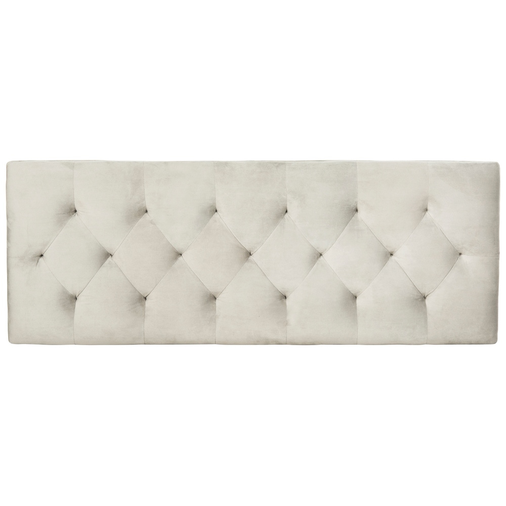 SAFAVIEH Rocha French Brasserie Tufted Rustic Wood Grey Bench   47.3\