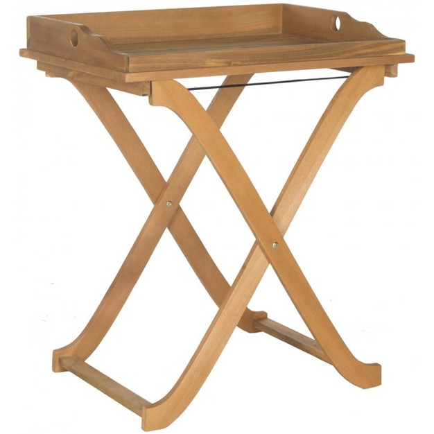 Covina Outdoor Tray Table Safavieh