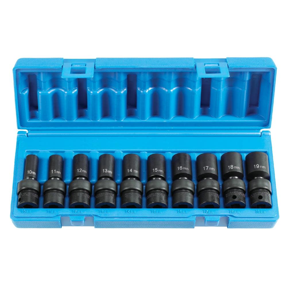 3/8 Drive Semi-Deep Length Universal Set