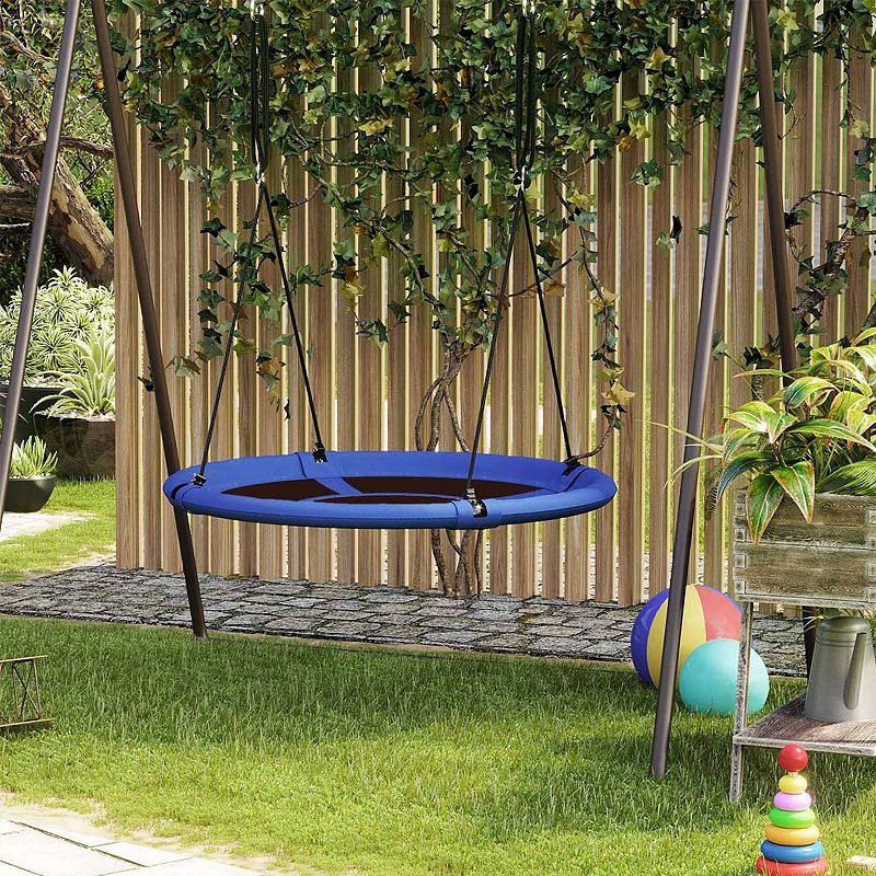 Saucer Tree Swing， 40 Inch， 700 Lb Load， Includes Hanging Kit