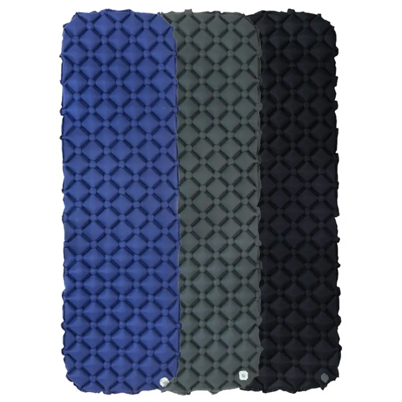 Diamond shape TPU Nylon self inflating Camping inflatable sleeping pad