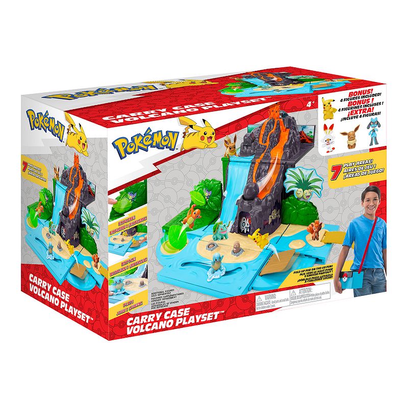 Pokemon Carry Case Volcano Unfold Playset