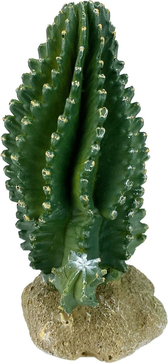 Komodo Cactus Columnar Reptile Ornament， Green