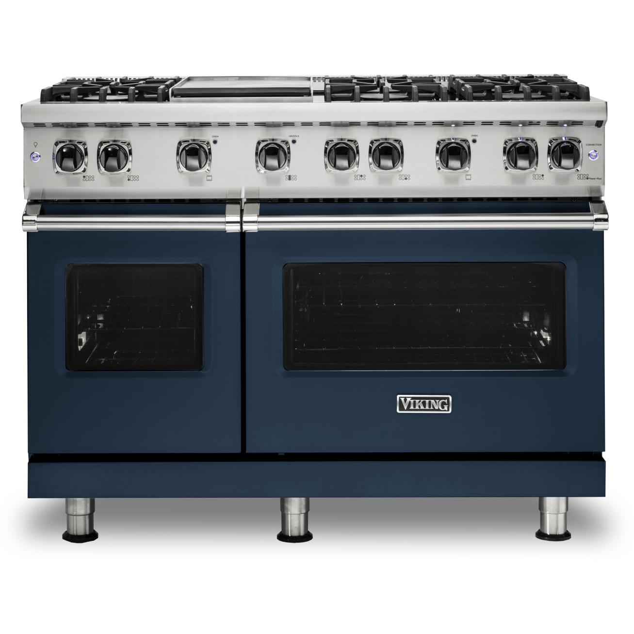 Viking 48-inch Freestanding Gas Range with VariSimmer VGR548-6GSB