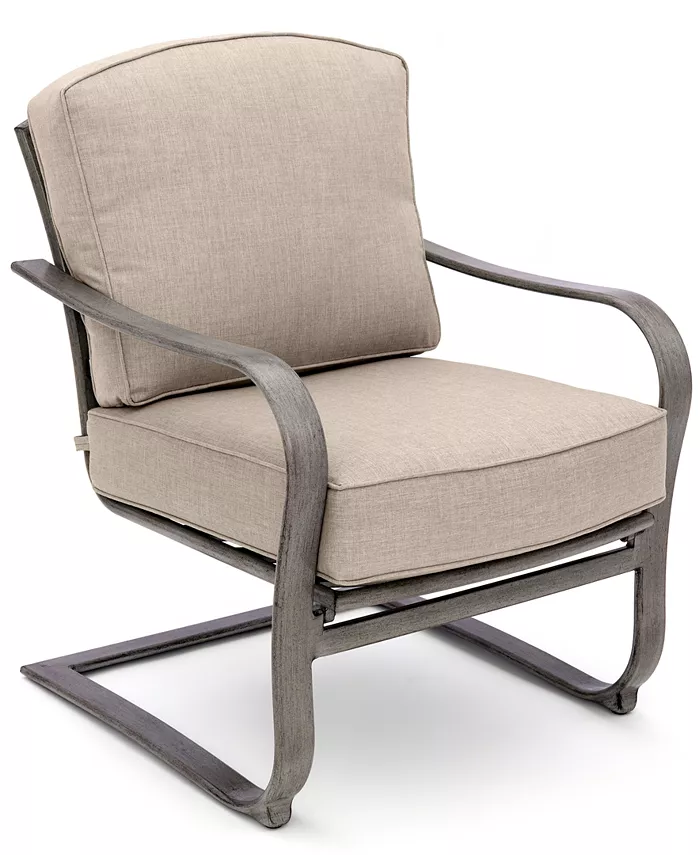 Furniture CLOSEOUT! Tara Wide Slat C-Spring Chair