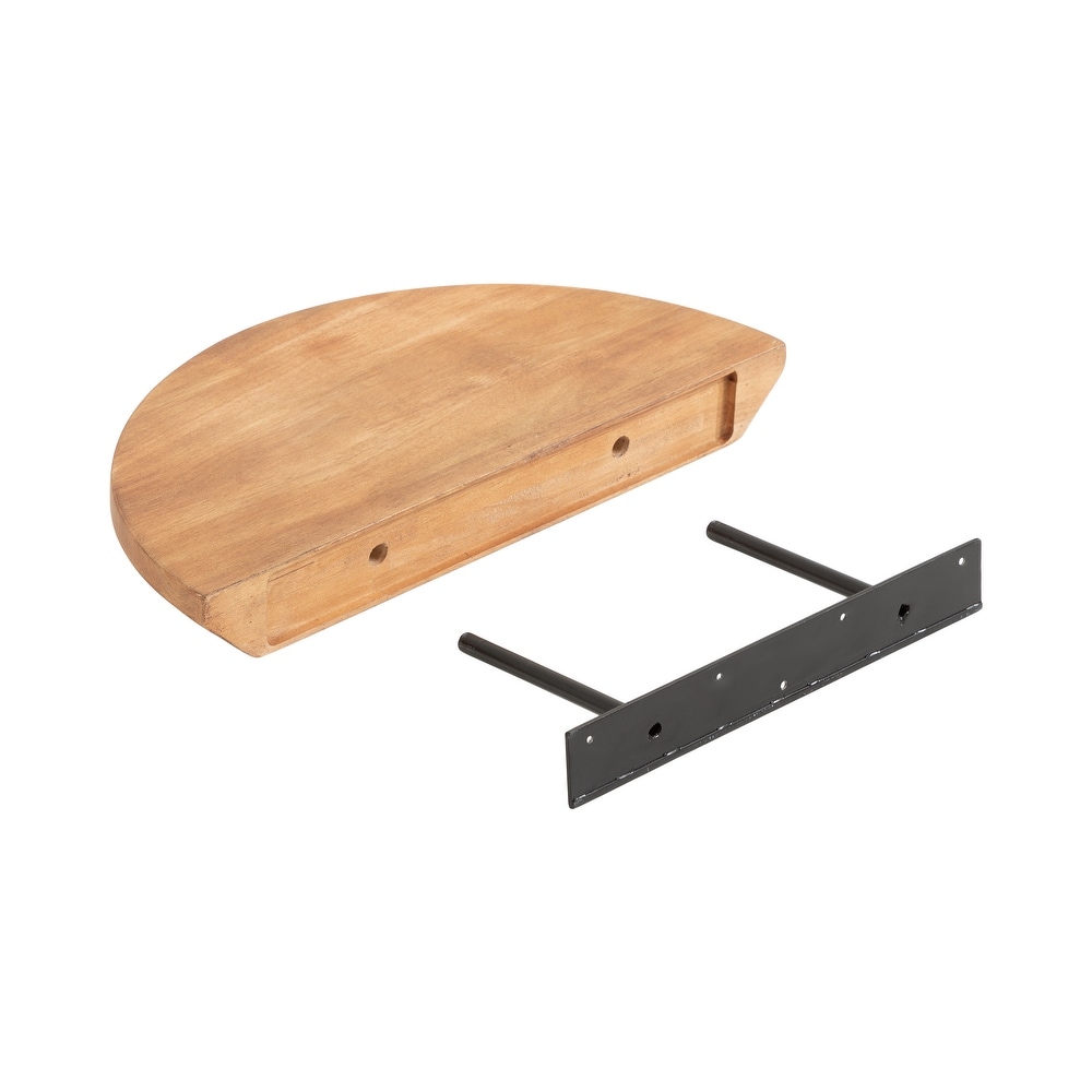 Kate and Laurel Colter Wood Floating Table Shelf