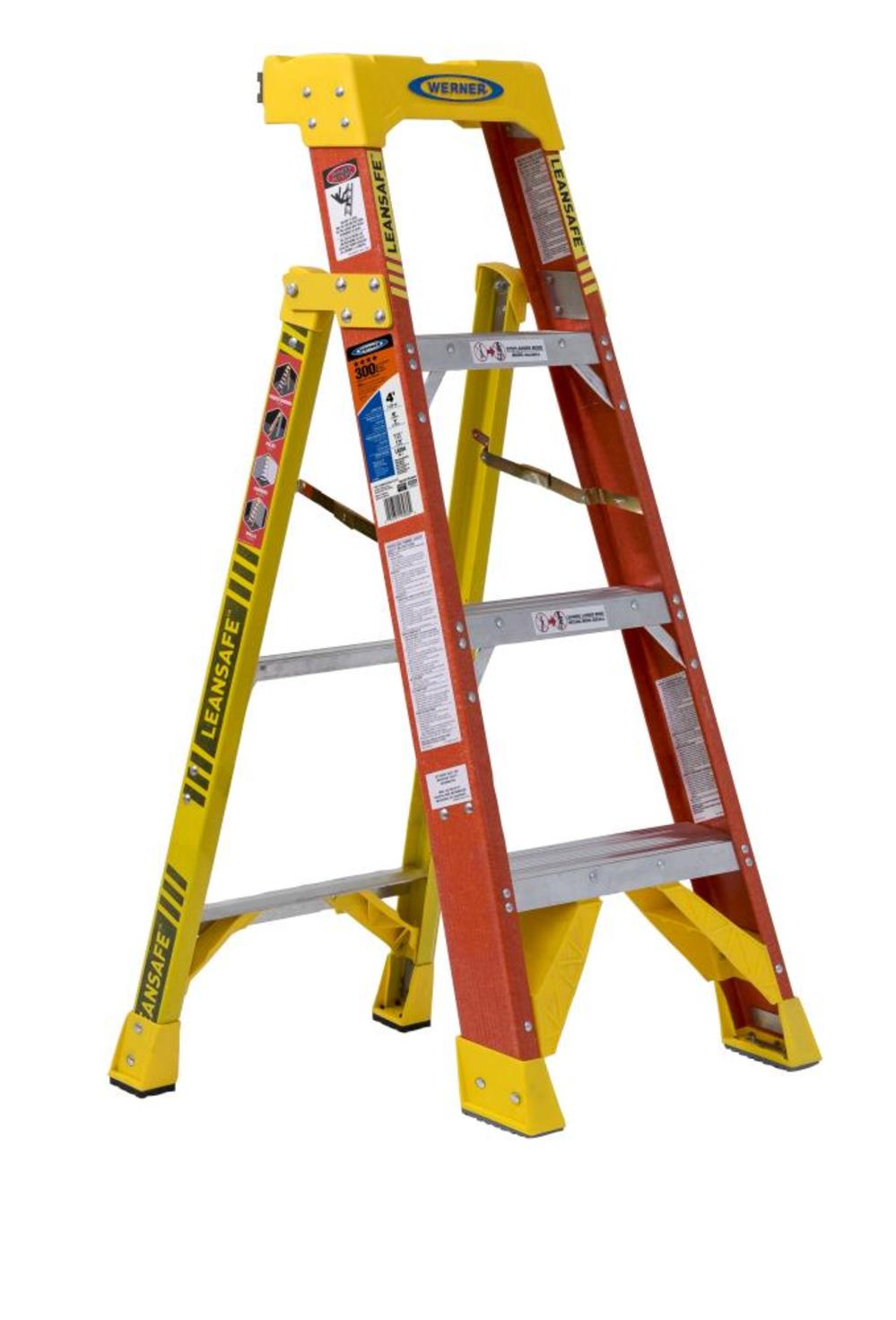 4Ft LEANSAFE Type IA Fiberglass Leaning Ladder