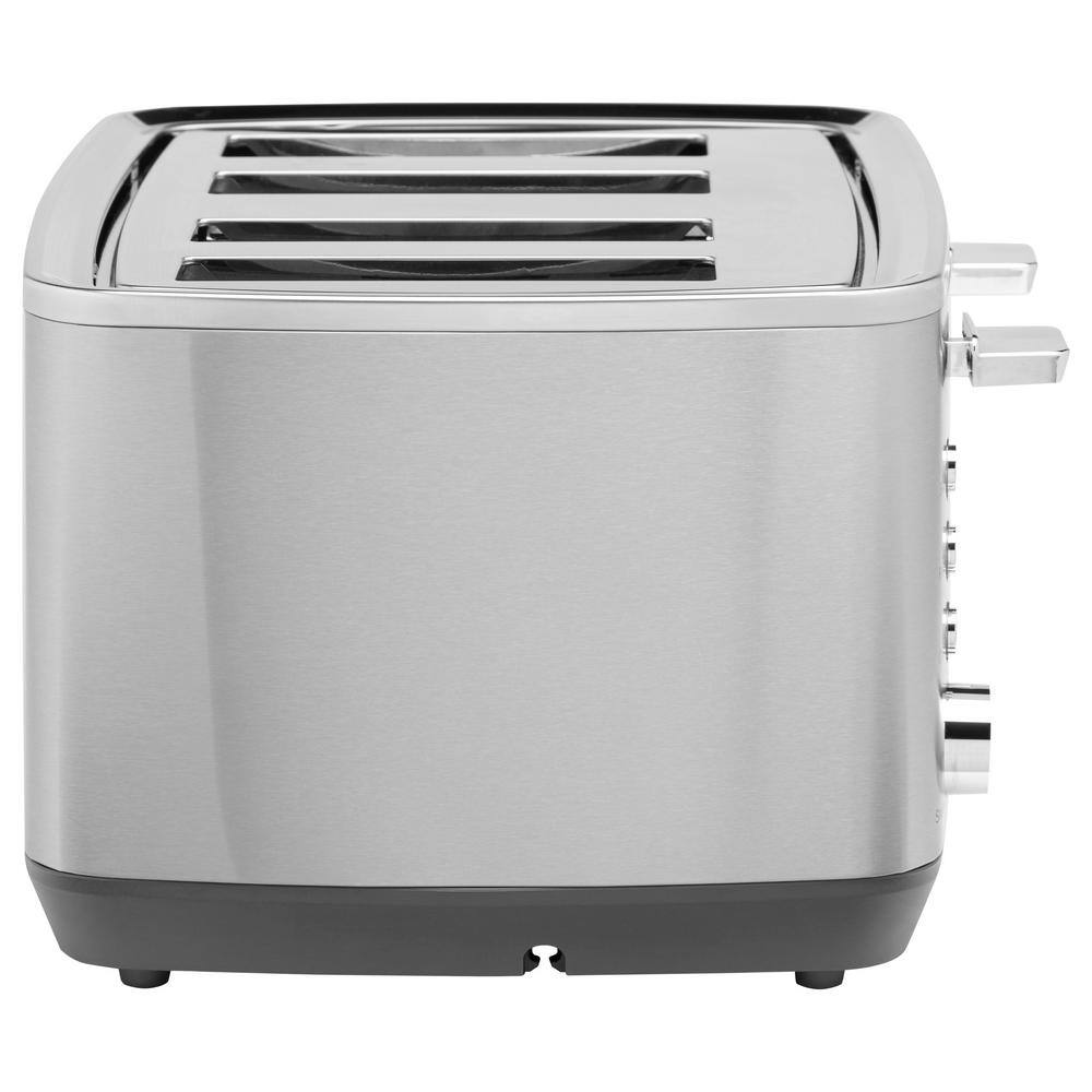 GE 4-Slice Stainless Steel Wide Slot Toaster with 7 Shade Settings G9TMA4SSPSS