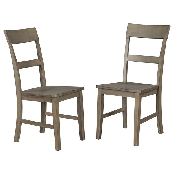 Dining Chairs with Ergonomic Design， Kitchen Solid Wood Chair Set of 6