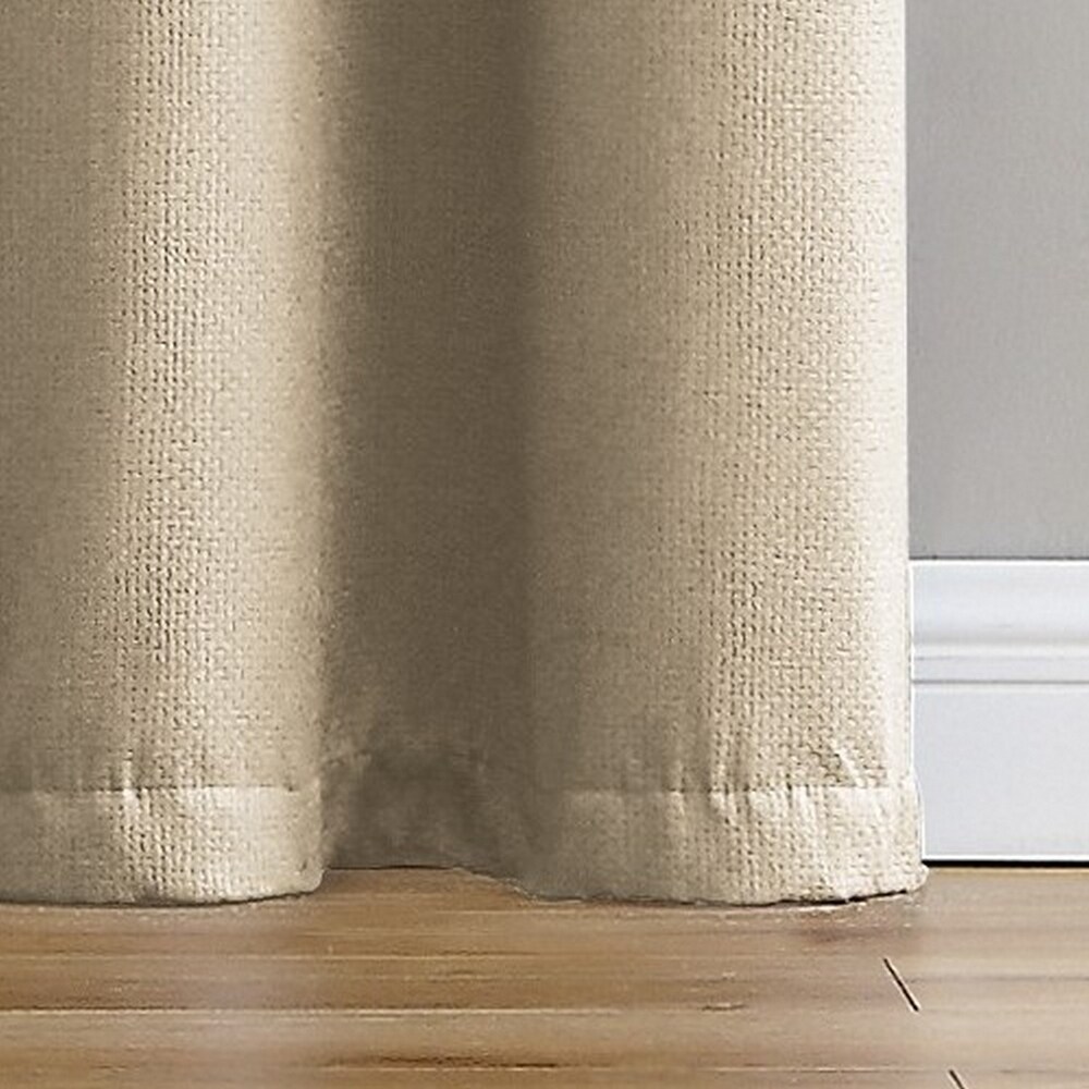 VCNY Home Annabelle 2 Piece Solid Grommet Blackout Curtain Panel Set   38\