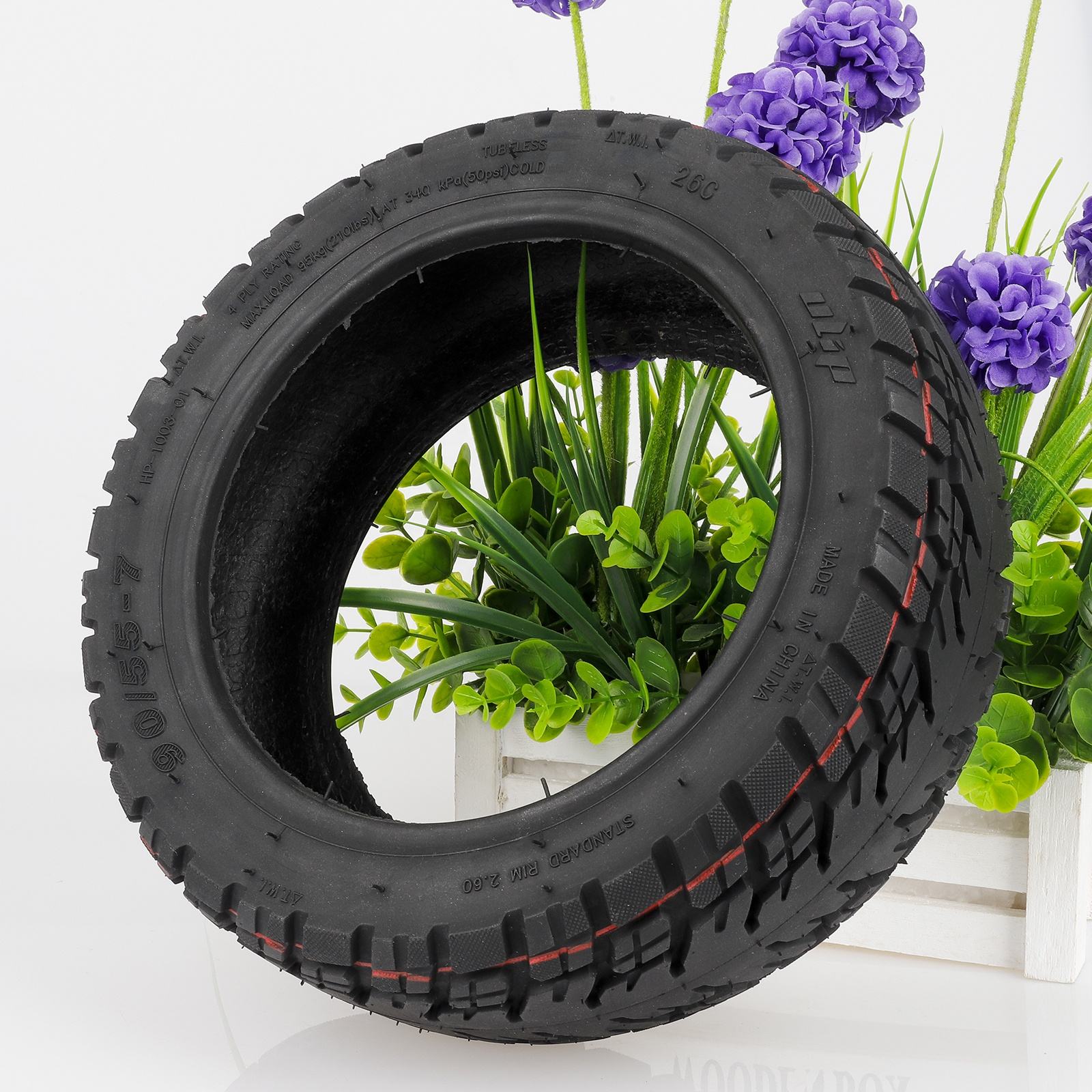 Ulip 90/55 7 Off road Tubeless Tire For Segway GT Electric Scooter Accessories 11 Inch Thickened Outer Wheel Tyre Replacement