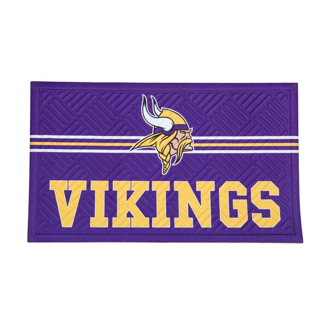 Embossed Mat Cross Hatch Minnesota Vikings