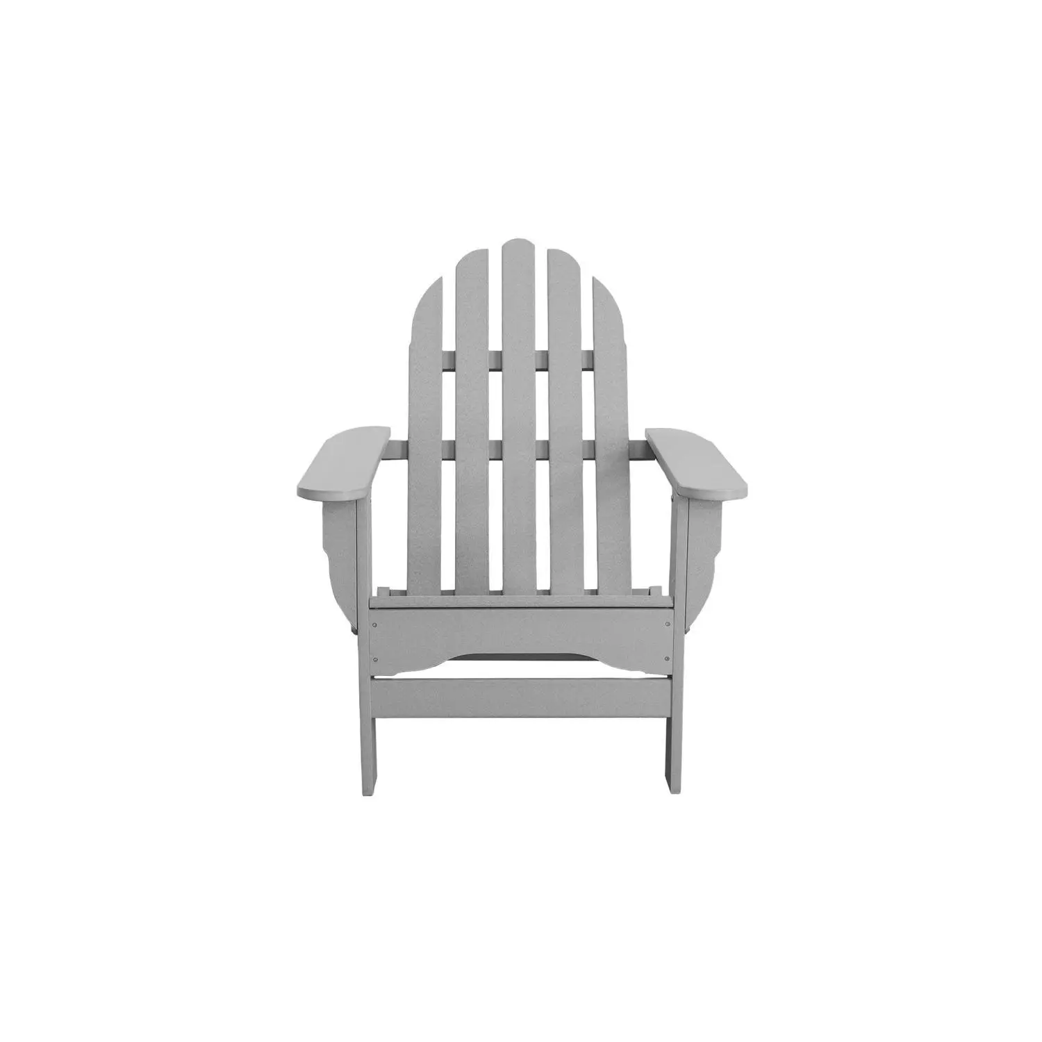 Durogreen Tangent Classic Gray HDPE Frame Adirondack Foldable Chair