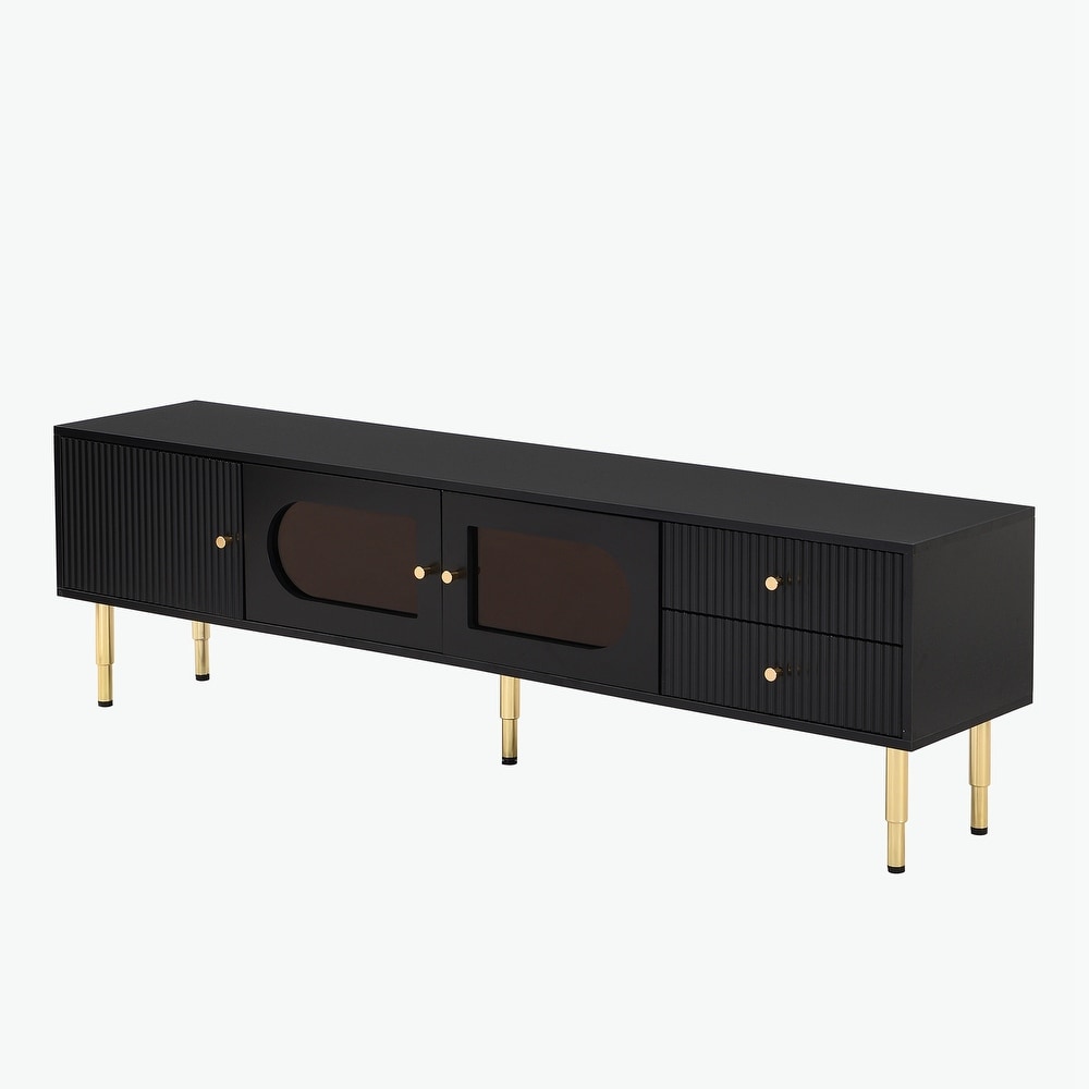 Entertainment Center with Multifunctional Storage Space