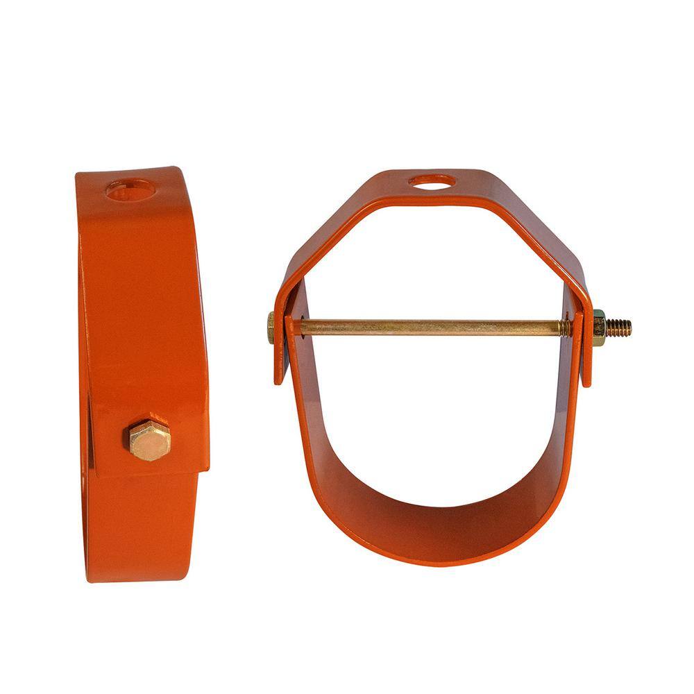 The Plumber's Choice 1 in. Clevis Hanger for Vertical Pipe Support in Copper Epoxy Coated Steel (10-Pack) 01HCSEC-10