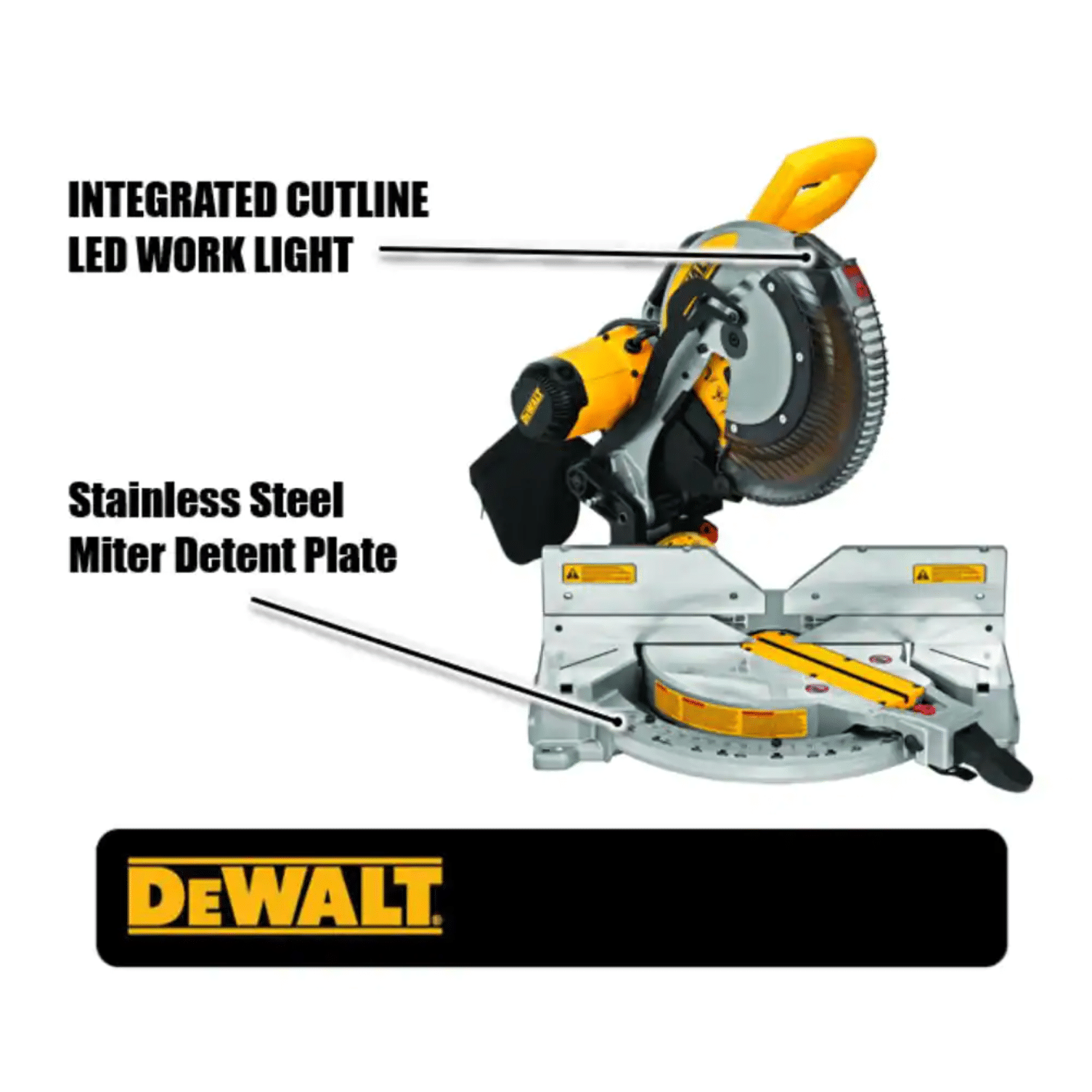 Dewalt 15 Amp Corded 12 in. Double-Bevel Compound Miter Saw with Cutline LED (DWS716XPS)