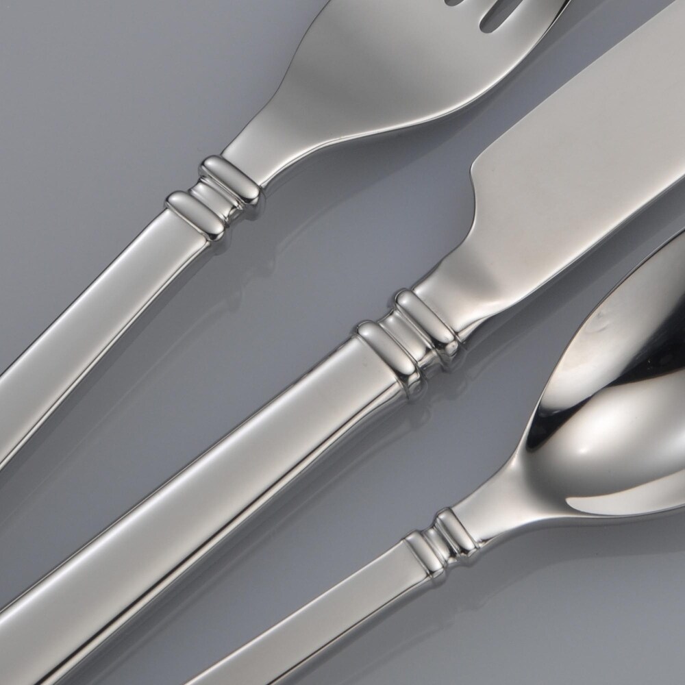 Oneida 18/0 Stainless Steel Shaker Tablespoon/Serving Spoons (Set of 12)