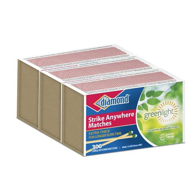 Fox Outdoor 57-595  Strike Anywhere Matches 3 boxes per pack