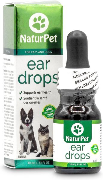 NaturPet Ear Drops Natural Remedy for Ear Infections for Dogs and Cats