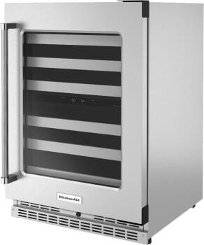 KitchenAid KUWR314KSS 24 Inch Stainless Steel Wine Cooler