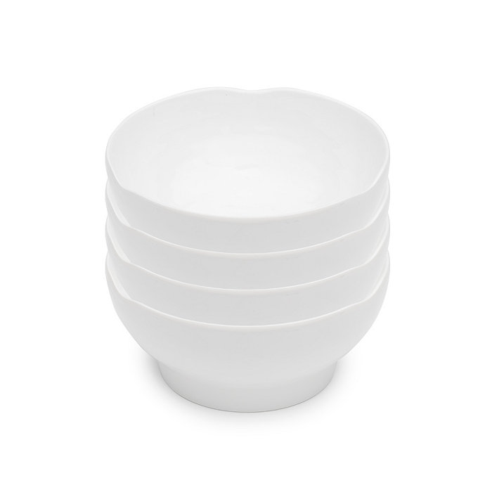 Q Squared Pearl Melamine 4-Pc. Cereal Bowl Set