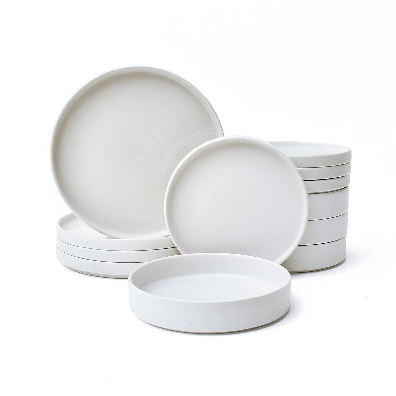 222 Fifth Kaden White 12-pc. Dinnerware Set