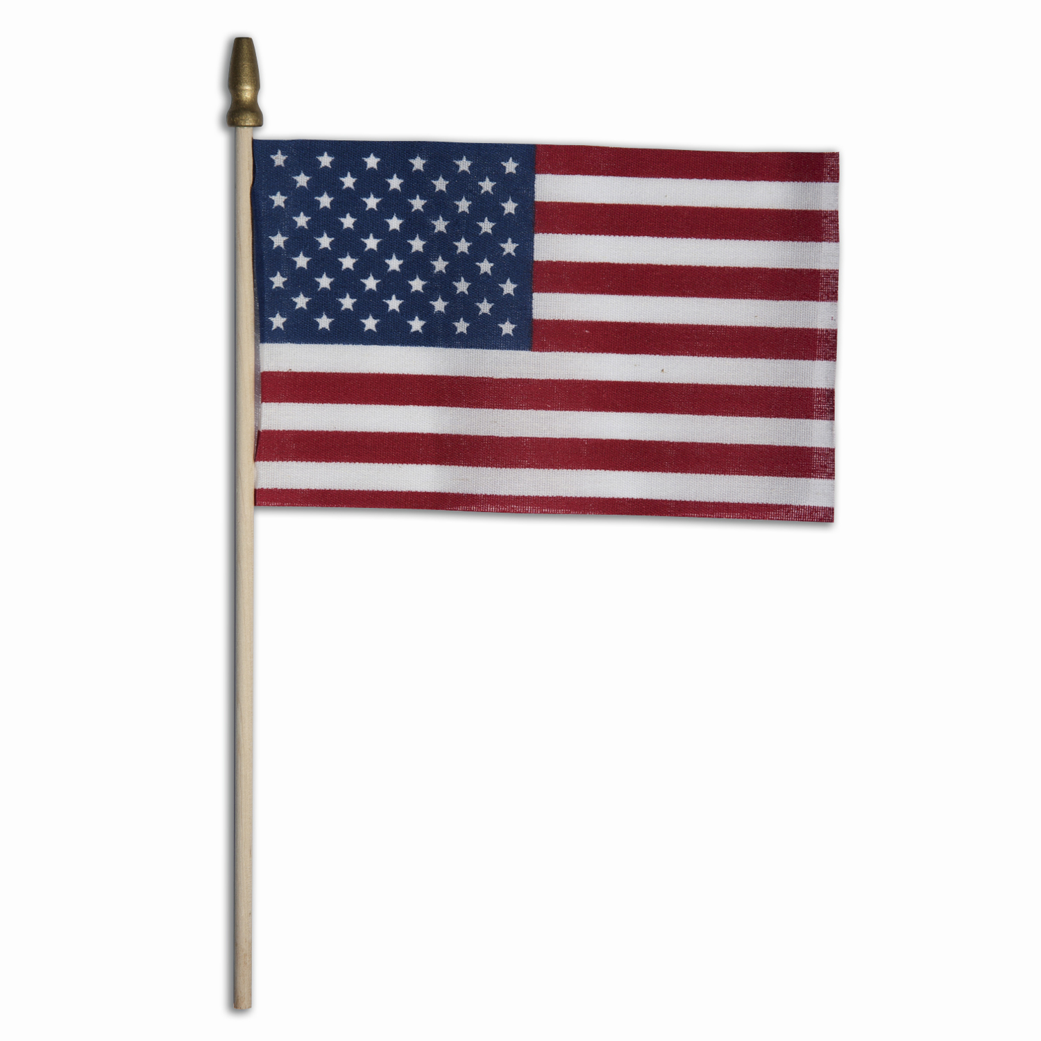 Valley Forge USA Stick Flag 4 in. H X 6 in. W