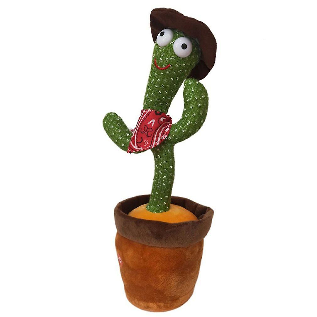 Dancing Cactus Toy Talking Cactus Twist Dance Lighting Tongue Learning Toy Lightweight And Portable Toy