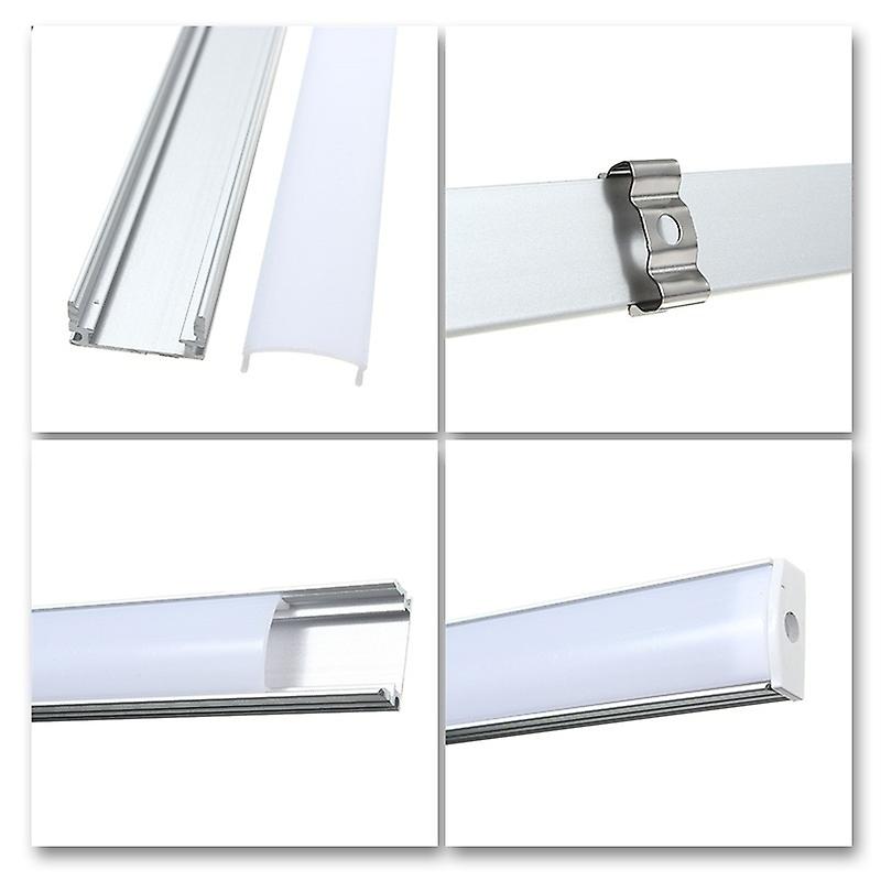 10/5/2pcs 50/30cm U/v/yw Style Aluminium Lamp Channel Holder Closet Light Strip Bar Diy For Led Strip Light Bar Cabinet Lamp(without Light Strip)