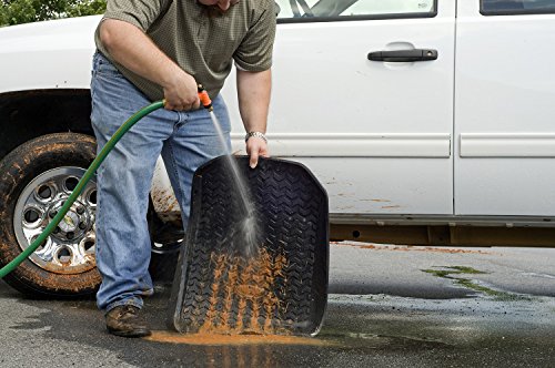 Rugged Ridge 82987.23 Floor Liner， Front; Black， 2009-2014 Ford F-150 / Raptor