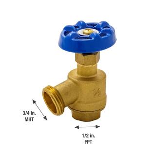 Everbilt 12 in. Brass Bent Nose Garden Valve 108-103EB