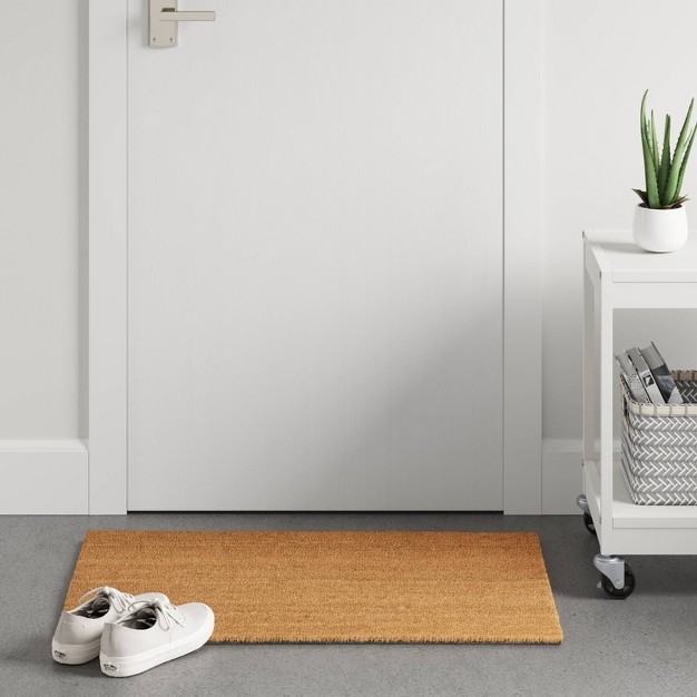 Solid Doormat Beige