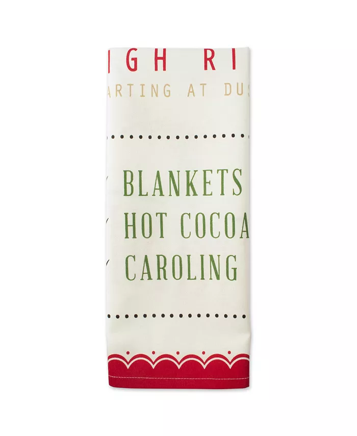 Design Imports North Pole Holiday Printed Dishtowel Set