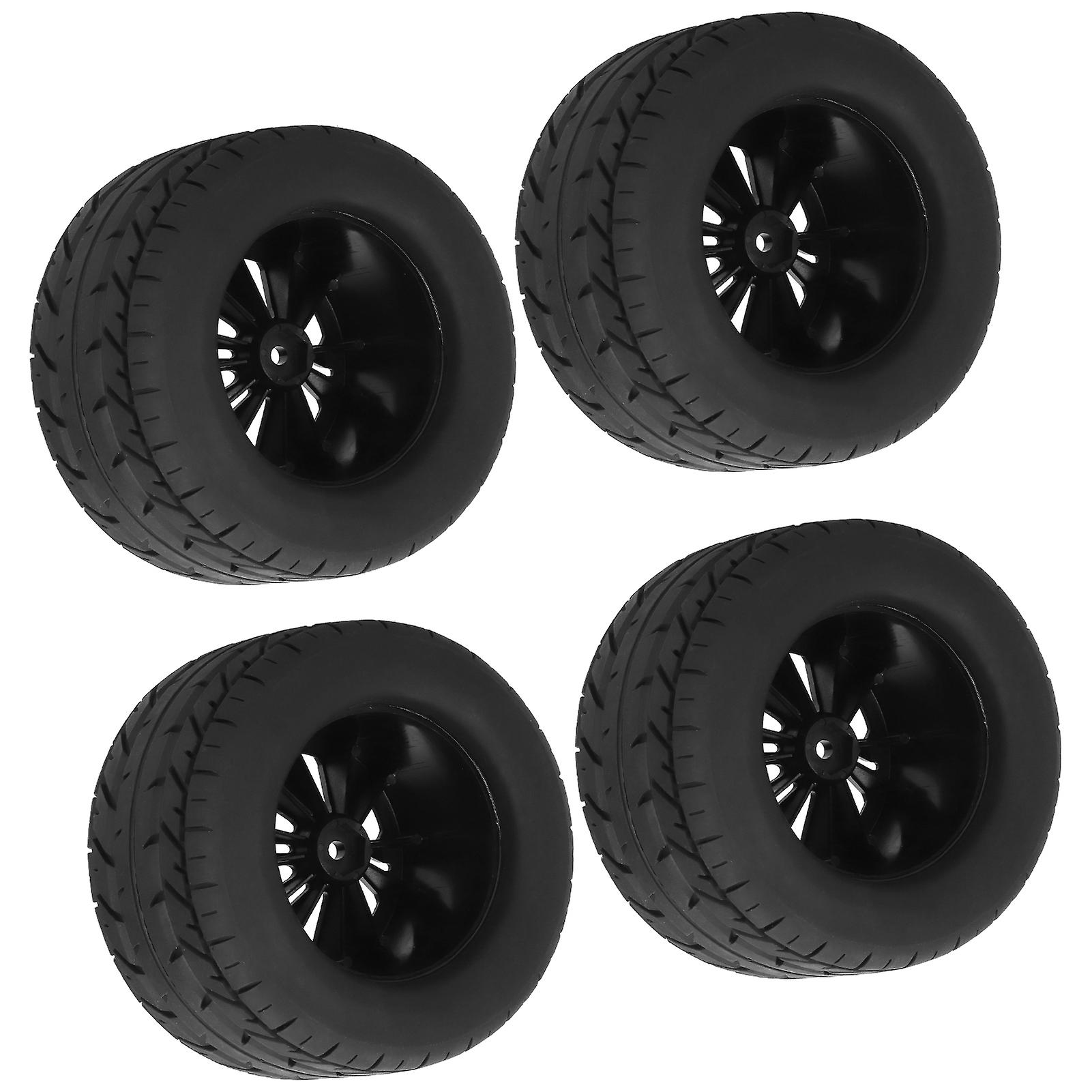 4pcs 115mm Wheel Rim Tires Rc Car Accessories Fit For Zd Racing 1/10 Rc Car Model