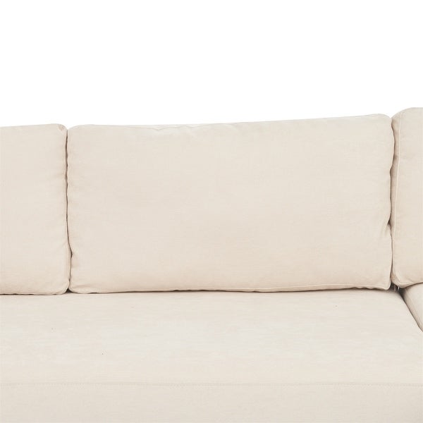 3 Pieces U-Shaped Large Sectional Sofa