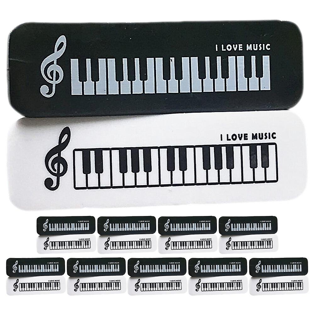 20 Pcs Piano Shaped Erasers Small Erasers Cute Erasers Decorative Erasers Reward Erasers