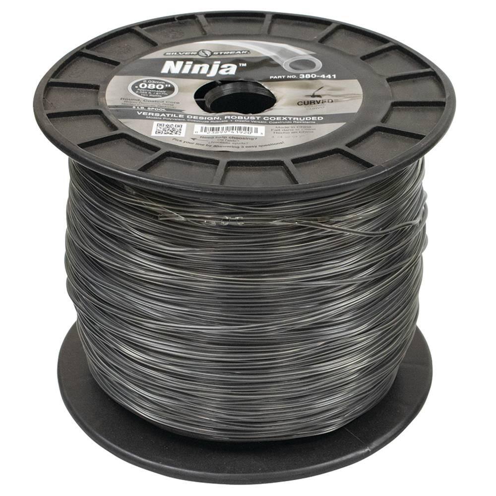 STENS New 380-443 Ninja Trimmer Line for Approximate Length 1175 ft. Color Gray Diameter 0.105 in. 380-441