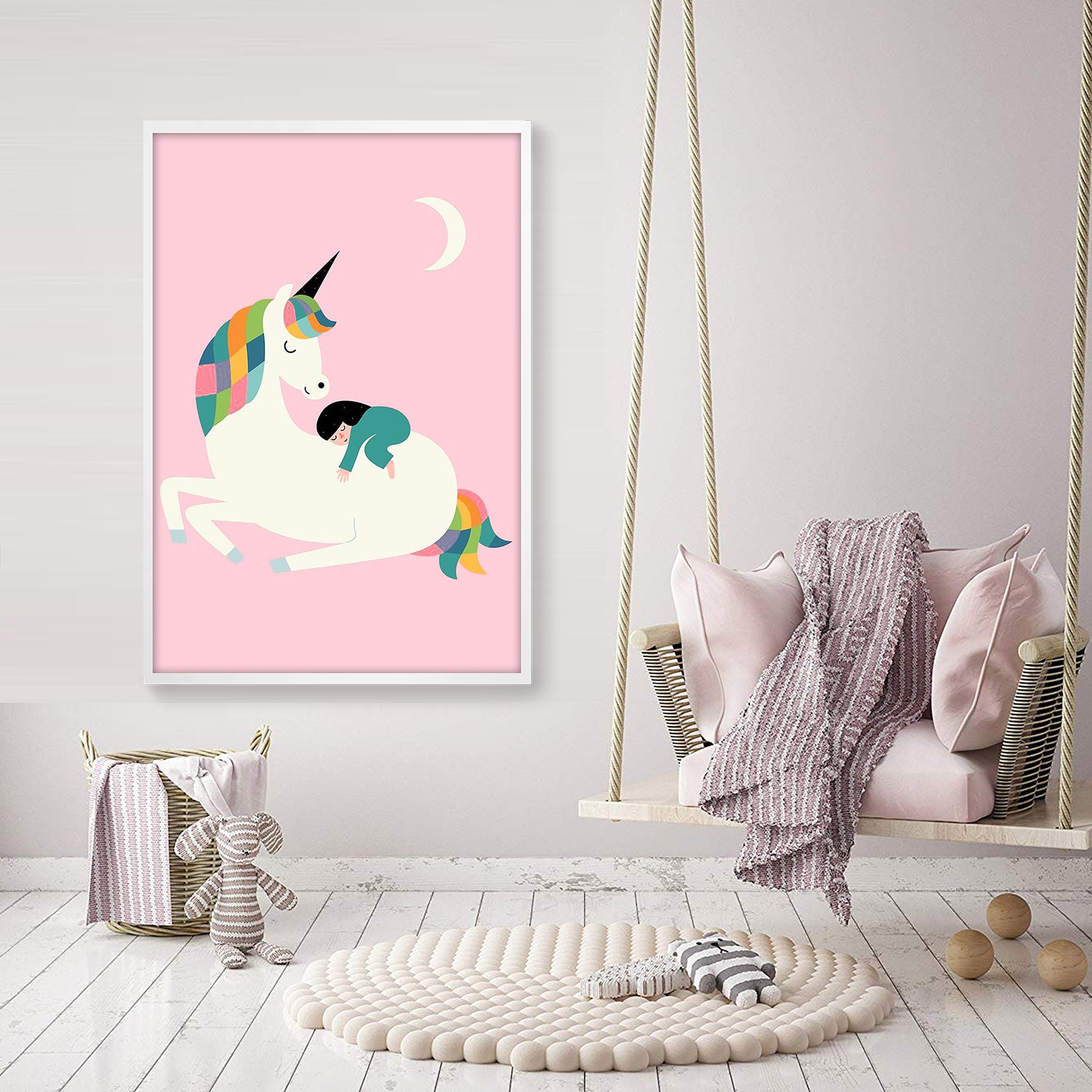 Unicorn Framed Graphic Art Print  Soapr0013