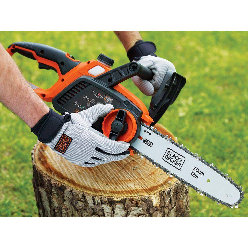 BLACK+DECKER 20V MAX 10in. Battery Powered Chainsaw Kit with (1) 2Ah Battery  Charger LCS1240