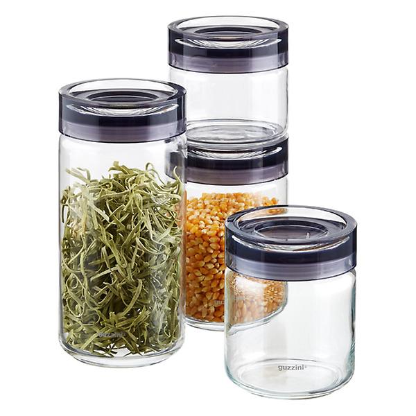 Grigio Glass Canisters by Guzzini