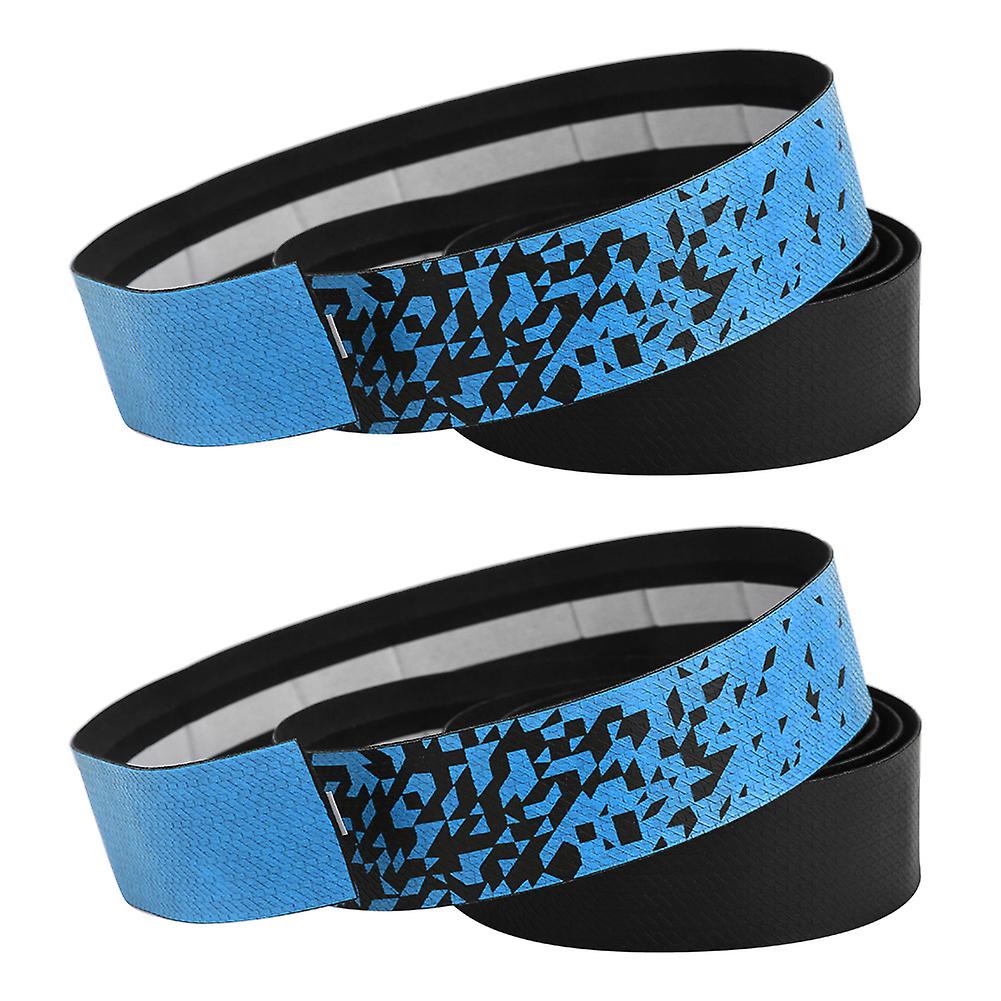 Bicycle Handlebar Tape Bent Grip Bar Tape Breathable Cycling Bike  Handle Bandage Wrap Strapblack And Blue