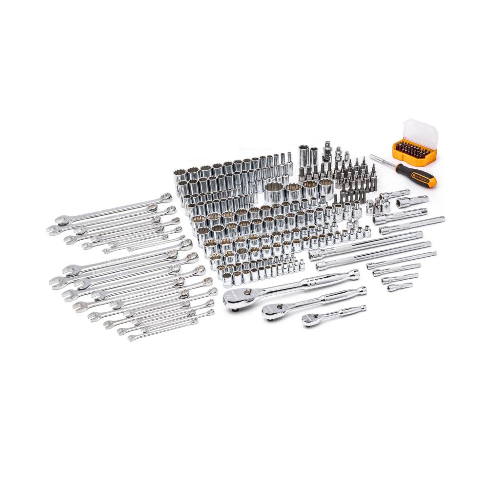 243 Pc. 12 Point Mechanics Tool Set in 3 Drawer Storage Box