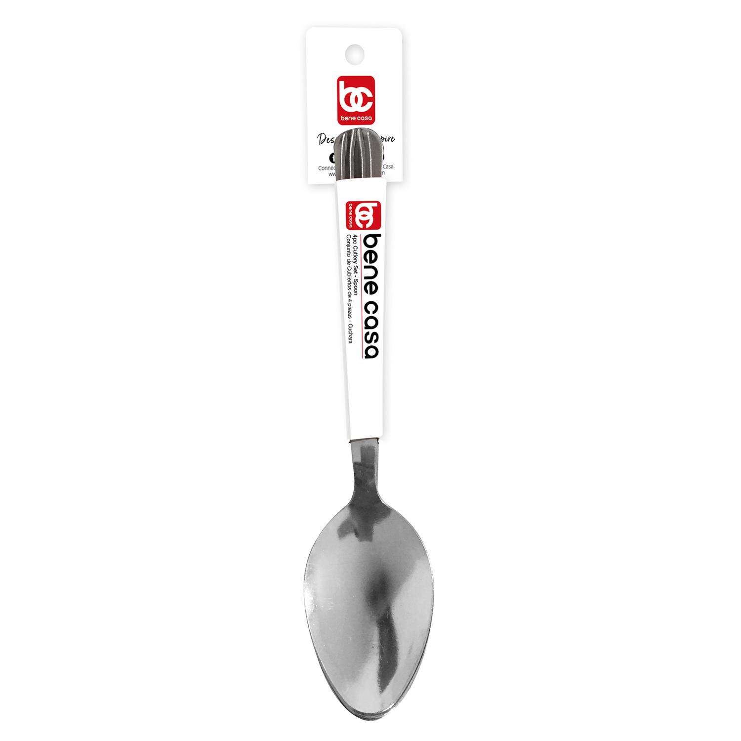 Bene Casa Silver Stainless Steel Spoons Set