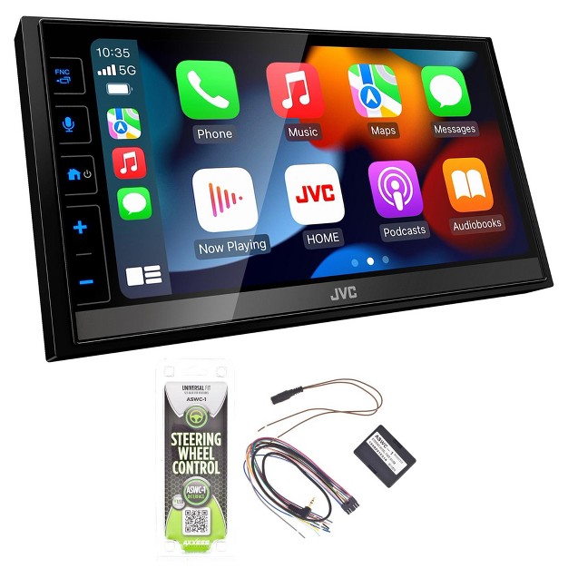 Digital Media Receiver Capacitive Touch Control Monitor Apple Carplay Android Autowith Axxess Aswc 1 Steering Wheel Interface