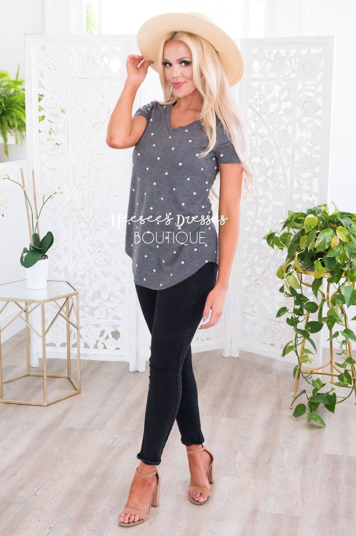 All In Good Fun Modest Dot Tee