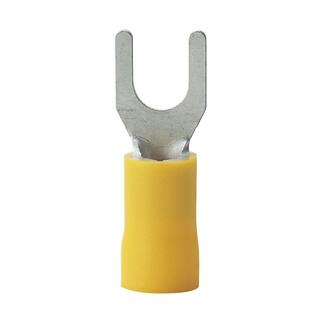 Gardner Bender 12 - 10 AWG #8 - 10 Stud Size Spade Terminals Yellow (15-Pack) 15-116