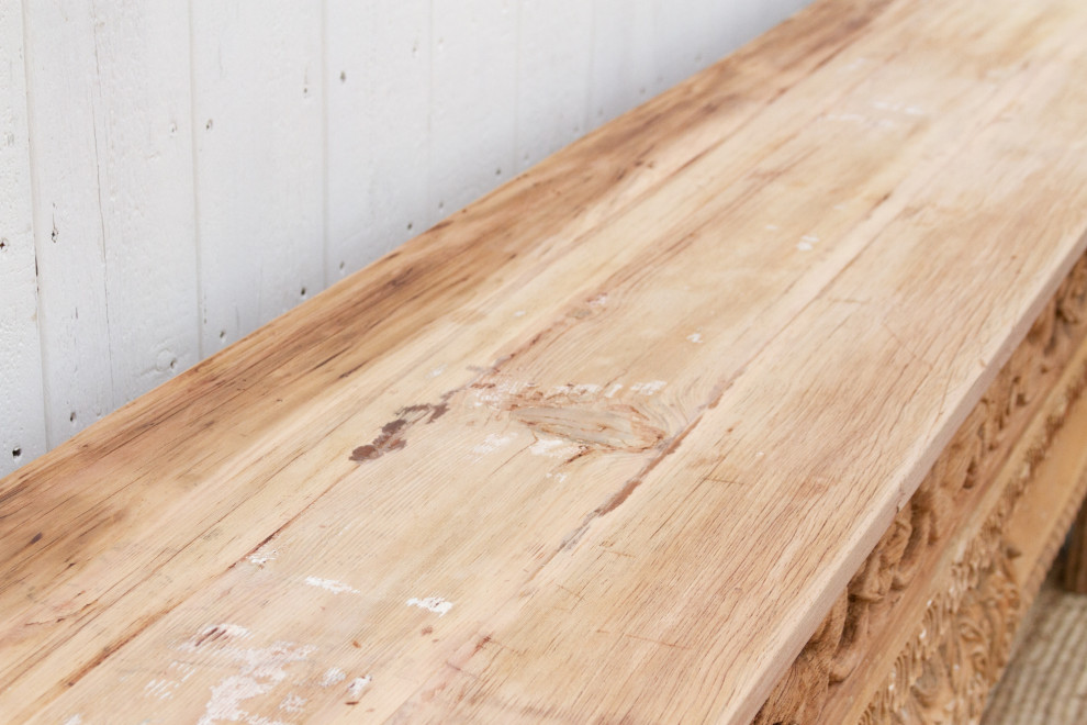 Long 18th Century Beam Console Table   Rustic   Console Tables   by De cor  Houzz