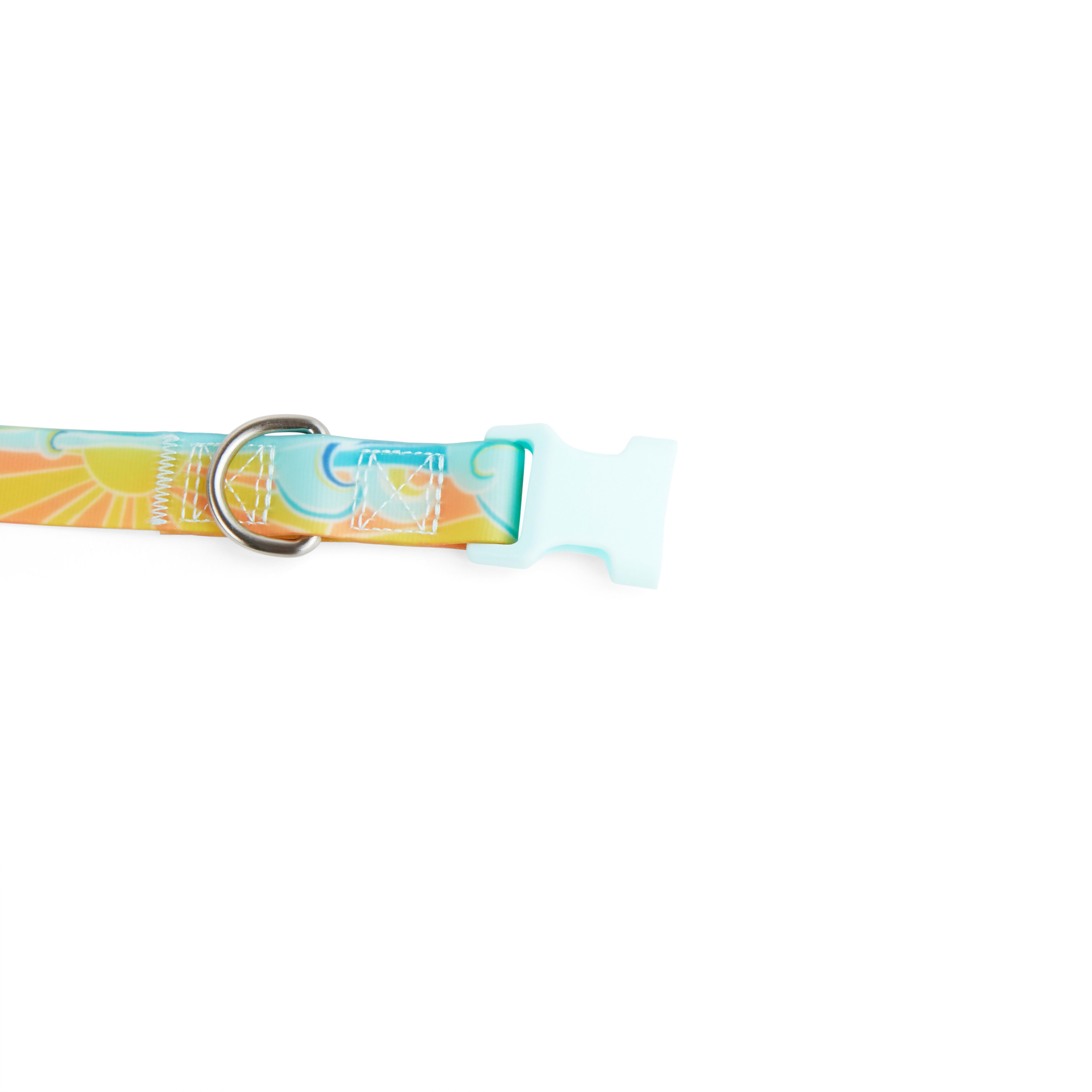 YOULY Wipeable Sunset Print Dog Collar， Small