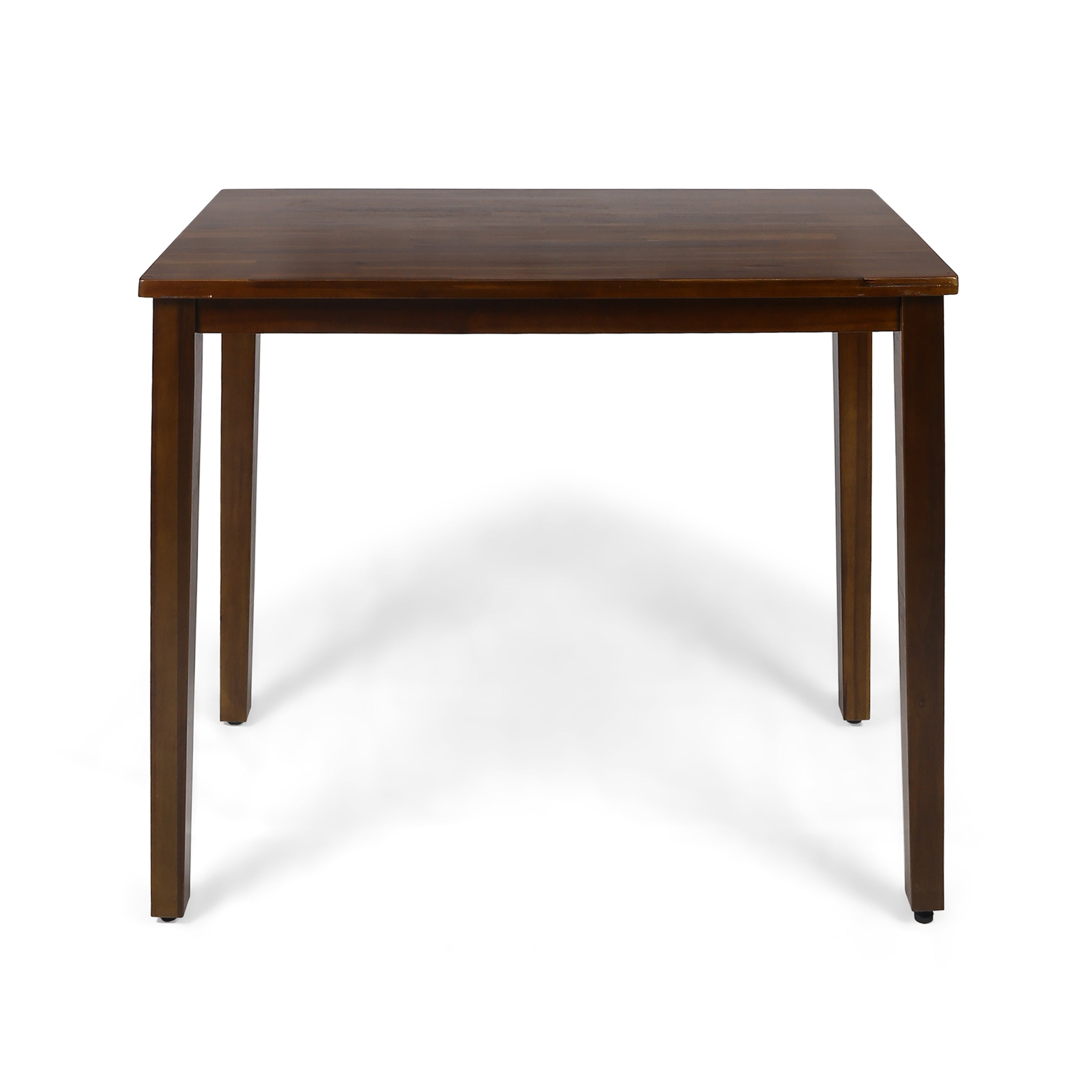 Taylo Contemporary Acacia Wood Bar Height Table