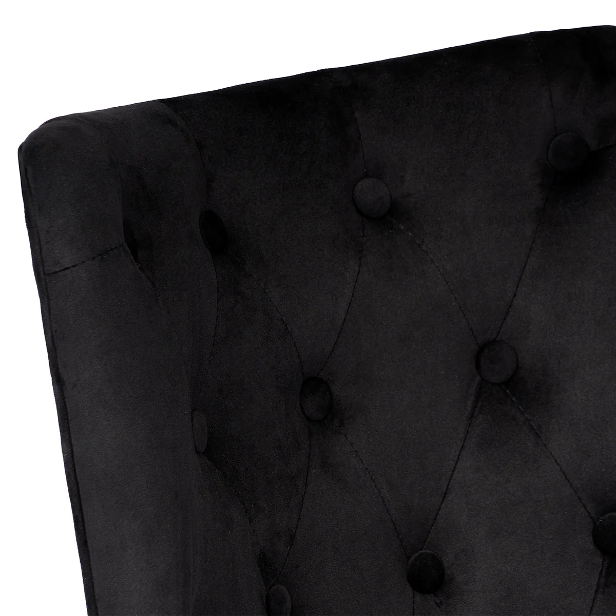 IVFS-IPS202-VBLK | Raven Tufted Vanity Chair